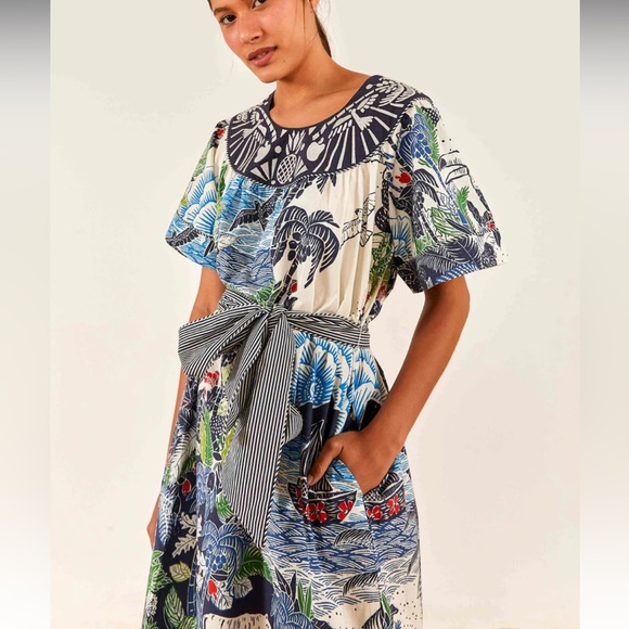 Farm Rio Graphic Rio Maxi Dress - Picture 6 of 16